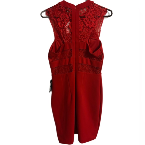 Express Red Cocktail Dress - Picture 3 of 5